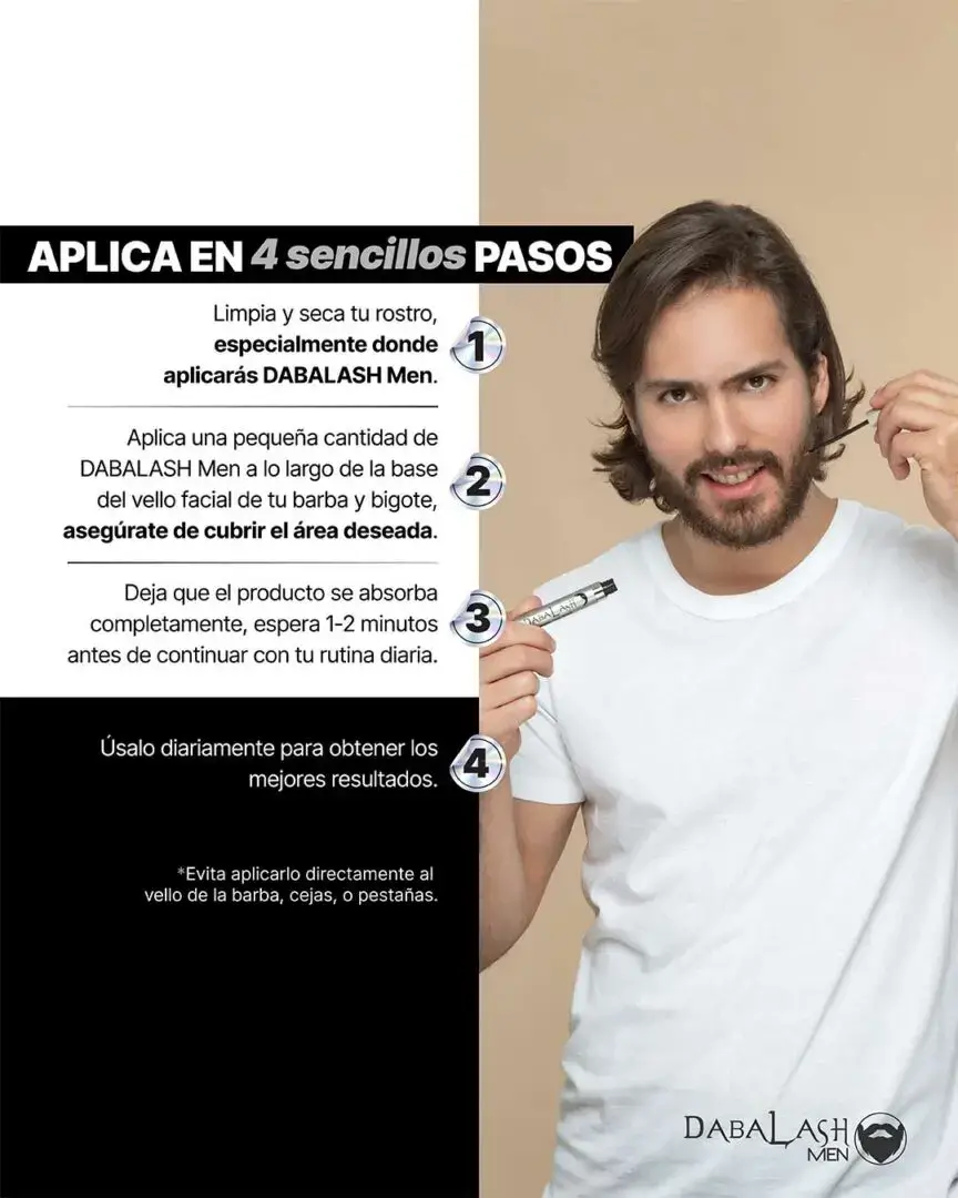 como-usar-dabalash-men-serum-barba-bigote